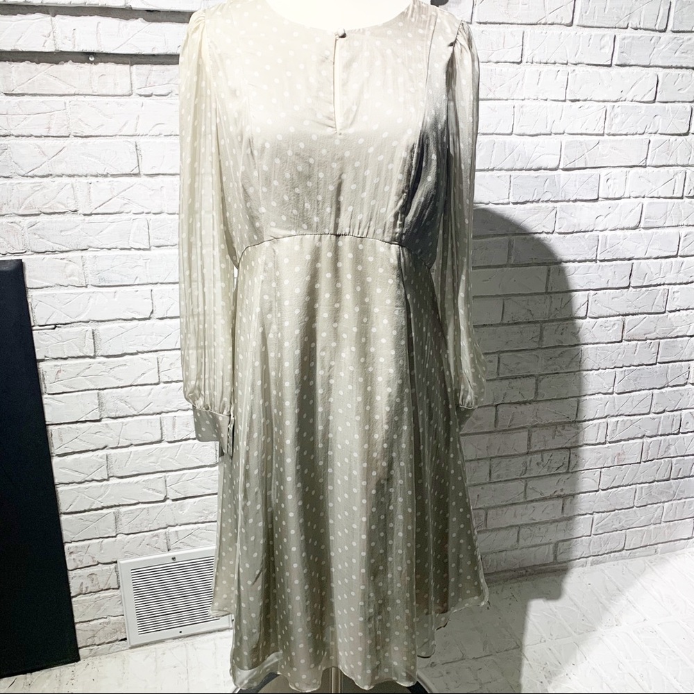 NWT Seraphine LUXE silk maternity dress